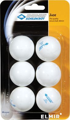 Мячи для настольного тенниса Donic-Schildkrot Jade ball (blister card) (6) 618371
