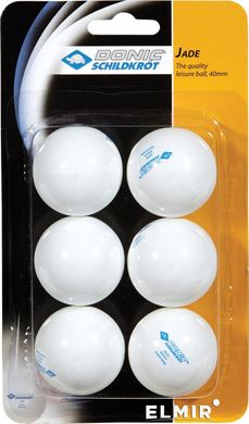 Мячи для настольного тенниса Donic-Schildkrot Jade ball (blister card) (6) 618371