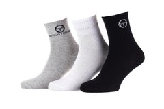 Шкарпетки Sergio Tacchini 3-pack чорний, сірий, білий Діт 27-30 00000008192