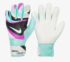 Воротарські рукавички Nike NK GK MATCH JR - HO23 білий, бірюзовий Діт 5 (15,6 см) 00000028547