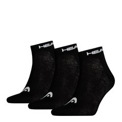 Шкарпетки Head QUARTER 3P UNISEX чорний Уні 43-46 00000007390