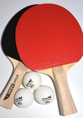 Набір для настільного тенісу Butterfly Drive Set (2 ракетки + 3 м'яча) 325813639