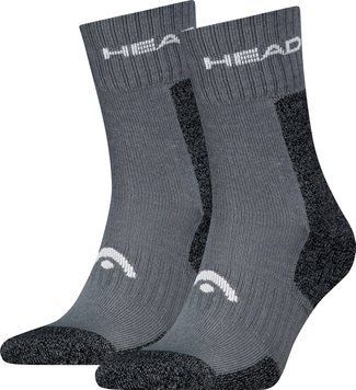 Шкарпетки Head ELEMENTS HIKING CREW 2P сірий  701229013-002