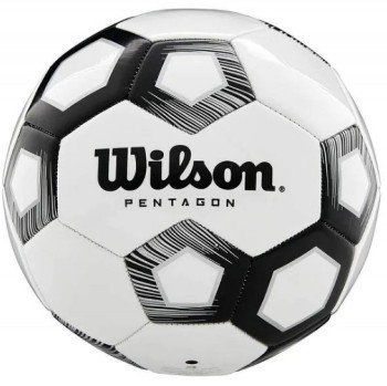 М'яч футбольний Wilson Pentagon white/black size 4 WTE8527XB04