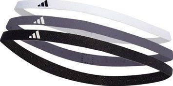 Пов'язки на голову Adidas Hairbands 3pk чорний, сірий, білий OSFM IY7788