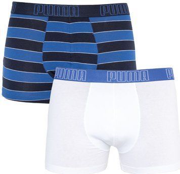 Труси-боксери Puma YD BOLD STRIPE BOXER 2P синій, чорний, білий Чол S 501001001-010