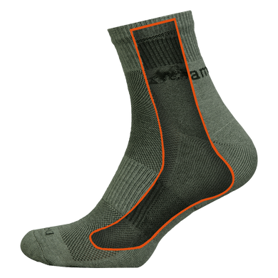 Шкарпетки TRK Lite 2.0 Хакі (7133), 39-42 7133 (39-42)