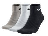 Шкарпетки Nike U NK V CUSH ANKLE-3PR VALUE чорний,білий,сірий Уні 46-50 00000006555
