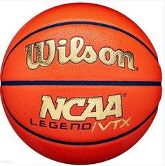 М'яч баскетбольний Wilson NCAA LEGEND VTX BSKT Orange/Gold size7 WZ2007401XB7