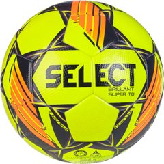 М'яч футбольний Select Brillant Super FIFA TB v24 жовто-фіолетовий Уні 5 00000028670