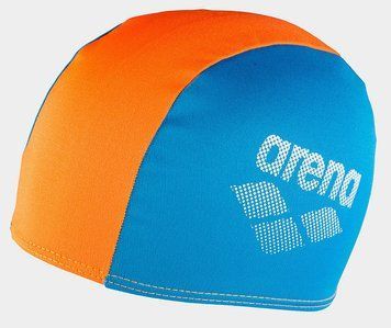 Шапка для плавання Arena POLYESTER II JR блакитний, помаранчевий Діт OSFM 002468-730