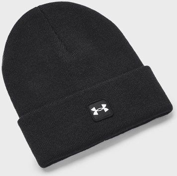 Шапка Under Armour Halftime Cuff чорний, білий Чол OSFM 1373155-001
