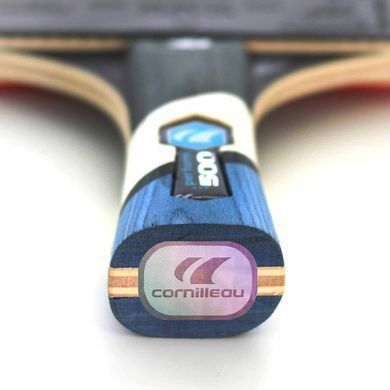 Ракетка для настольного тенниса Cornilleau PERFORM 500 INDOOR, черно-красная. 3222764250003