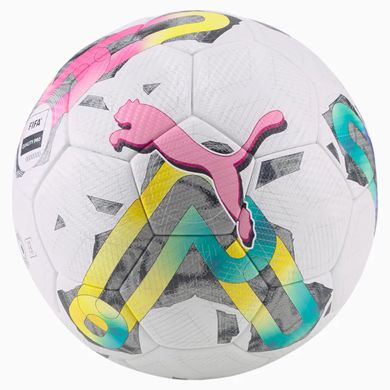М'яч футбольний Puma Orbita 2 TB (FIFA Quality Pro) білий, рожевий,мультиколор Уні 5 00000025194