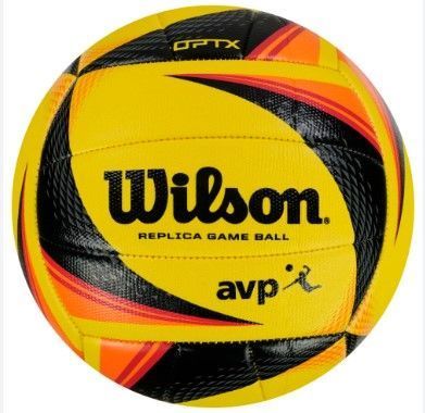 М'яч волейбольний Wilson OPTX AVP REPLICA YELLOW/BK/RD WTH01020XB