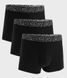 Трусы UA Performance Cotton - Solid 3 3pk черный мужские XL 1383891-001 фото 1