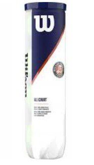 Мячи для тенниса Wilson ROLAND GARROS ALL CT 4 BALL WRT116400