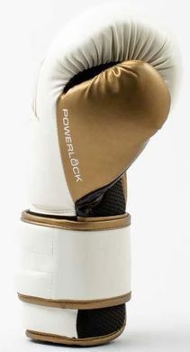 Боксерские перчатки Everlast POWERLOCK 2R TRAINING GLOVE белый, золотой Уни  P00003051