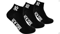 Шкарпетки New York Yankees 3 pk Quarter чорний Уні 35-38 00000013098
