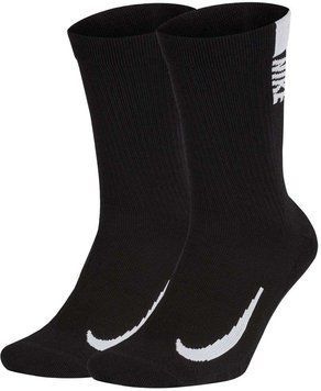 Шкарпетки Nike U NK MLTPLIER CRW 2PR - 144 чорний Уні 46-50 SX7557-010