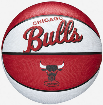 М'яч баскетбольний Wilson NBA TEAM RETRO BSKT MINI CHI BULLS size 3 X00000029724