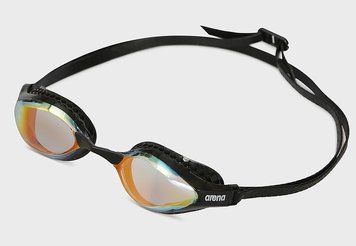 Окуляри для плавання Arena AIR-SPEED MIRROR жовтий, мідно-чорний OSFM 003151-200