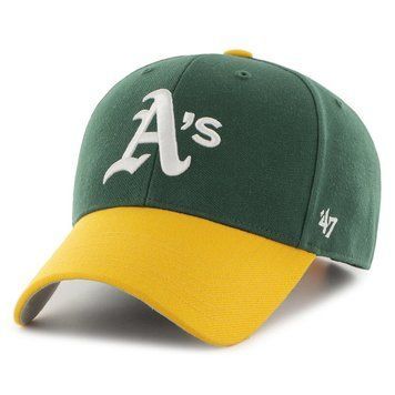 Кепка 47 Brand OAKLAND ATHLETICS зелений, жовтий, сірий Уні OSFA 00000017731