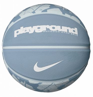 М'яч баскетбольний Nike EVERYDAY PLAYGROUND 8P GRAPHIC світло-блакитний, білий Уні 5 00000022851