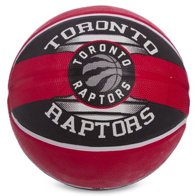 Мяч баскетбольный резиновый SPALDING 83511Z NBA TEAM-TORONTO RAPTORS №7  83511Z