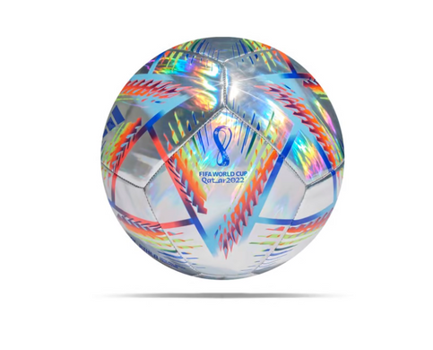 Футбольний м'яч Adidas 2022 World Cup Al Rihla Training Hologram H57799, размер №5 H57799