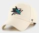 Кепка 47 Brand NHL SAN JOSE SHARKS бежевый Уни OSFA MVPSP22WBP-NT фото 1