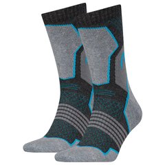 Шкарпетки Head HIKING CREW 2P UNISEX сірий, синій Уні 43-46 00000020815