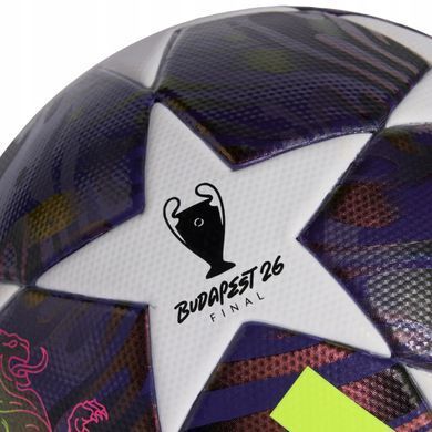 Футбольний м'яч Adidas UCL League Junior 350g 2026 Budapest JX9098, розмір №5 JX9098