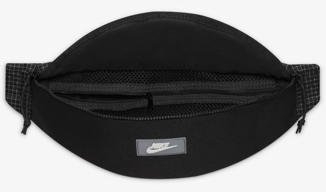 Сумка на пояс Nike NK HERITAGE HIP PACK - TRL 3L чорний, сірий Уні 35x15x5 см DJ1620-011