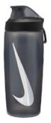 Пляшка Nike REFUEL BOTTLE LOCKING LID 18 OZ антрацит, чорний, сріблястий Уні 532 мл 00000029766