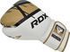 Боксерські рукавиці RDX BOXING GLOVES BGR-F7 білий, золотий 8 унцій BGR-F7GL фото 3