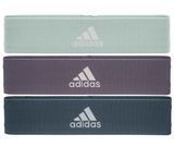 Набор эспандеров Adidas Resistance Band Set (L, M, H) зеленый, фиолетовый, синий Уни 70х7,6х0, ADTB-10711