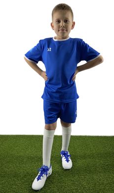 Детская футбольная форма X2 (футболка+шорты), размер S (синий/белый) DX2002B/W-S DX2002B/W