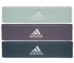 Набір еспандерів Adidas Resistance Band Set (L, M, H) зелений, фіолетовий, темно-синій Уні 70х7,6х0, 00000026157