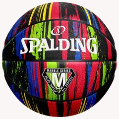 Мяч баскетбольный Spalding Marble Ball черный Уни 7 00000021035