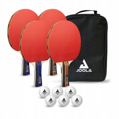 Набор для настольного тенниса JOOLA Family Advanced Set (4 ракетки+6 м'ячів+1чохол) 54823