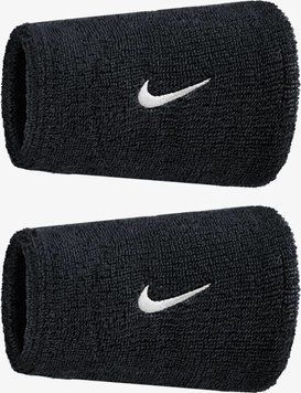Напульсники Nike SWOOSH CLASSIC DOUBLEWIDE WRISTBANDS 2PK чорний One Size N.101.2406.010.OS