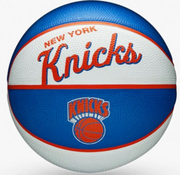 М'яч баскетбольний Wilson NBA TEAM RETRO BSKT MINI NY KNICKS size3 X00000029727