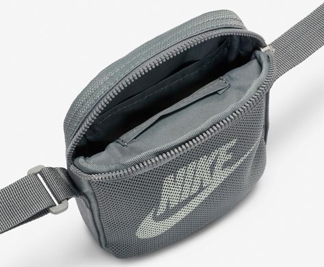 Сумка крос-боді Nike NK HERITAGE S CROSSBODY 1L сірий Уні 18x13x3 см BA5871-084