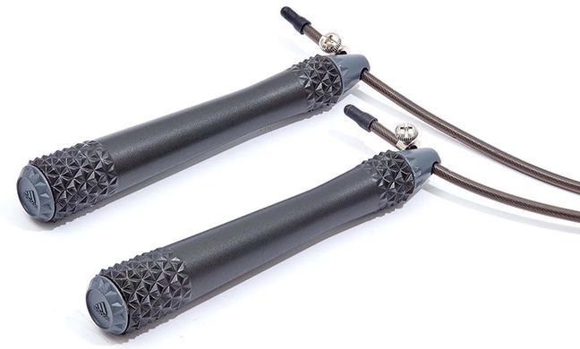 Обтяжена скакалка Adidas Weighted Skipping Rope чорний Уні 3 м ADRP-13511