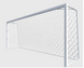 Ворота для міні-футболу алюмінієві переносні SS00016 SS00016 фото 1
