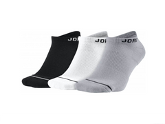 Шкарпетки Nike U JORDAN EVERYDAY MAX NS 3PR чорний, білий, сірий Уні 34-38 00000009202