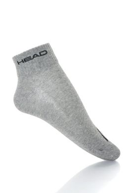 Шкарпетки Head QUARTER 3P UNISEX сірий Уні 35-38 00000007397
