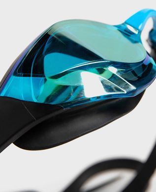 Очки для плавания Arena COBRA EDGE SWIPE MIRROR черный, бирюзовый OSFM 006870-110