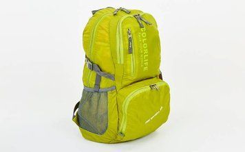 Рюкзак спортивный V-35л COLOR LIFE 1554 (Салатовый) 1554-WG
